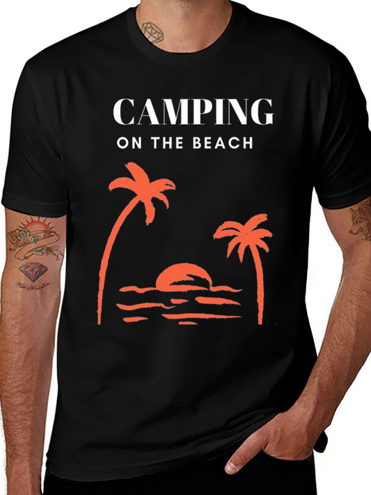Camping on the Beach Graphic Tee