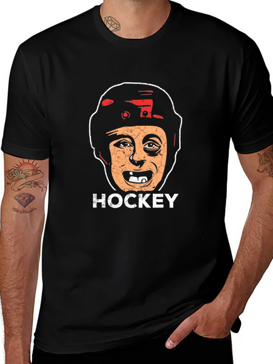 Hockey Player Graphic T-Shirt