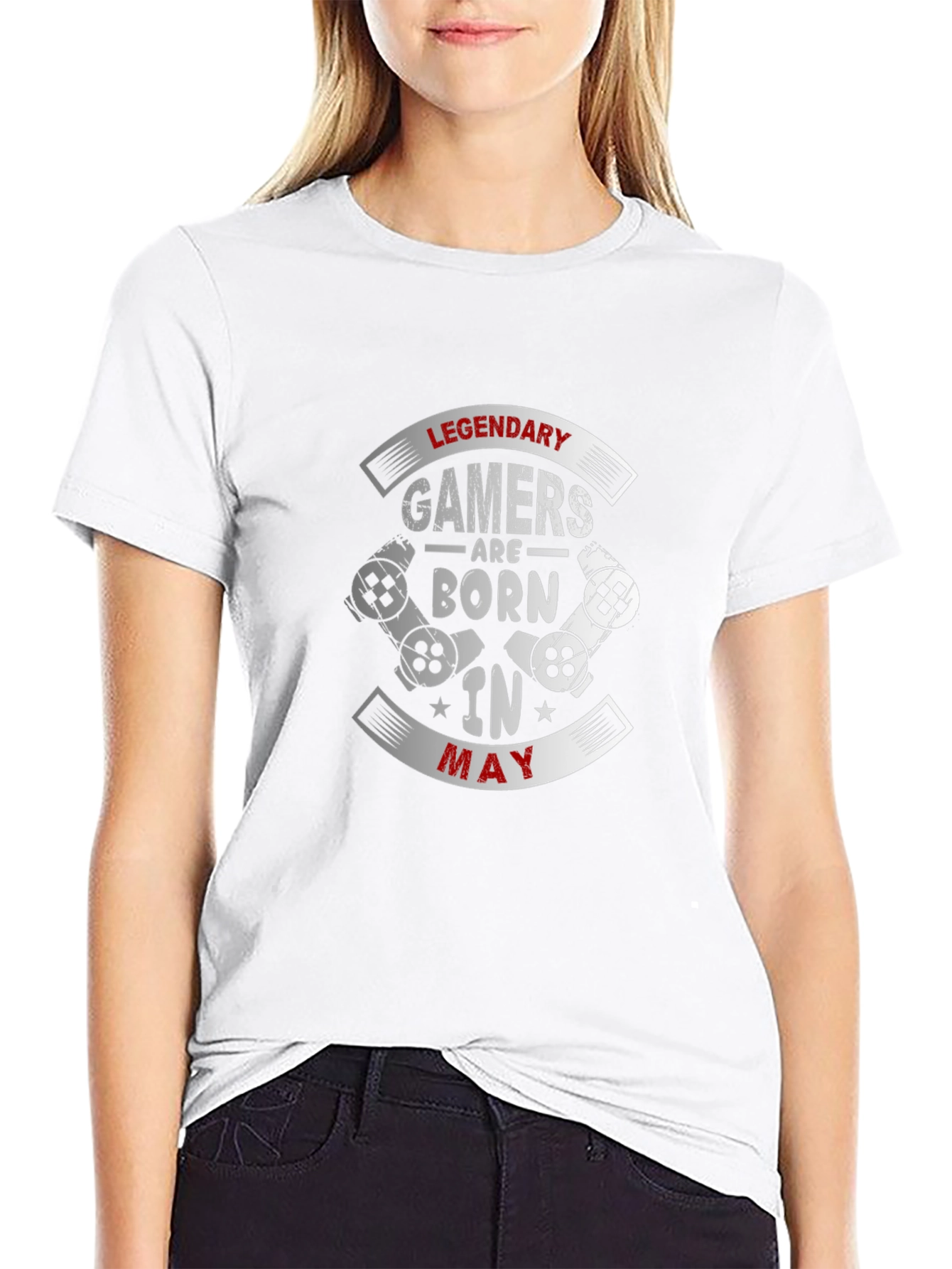 Legendary Gamers Born in May Graphic T-Shirt