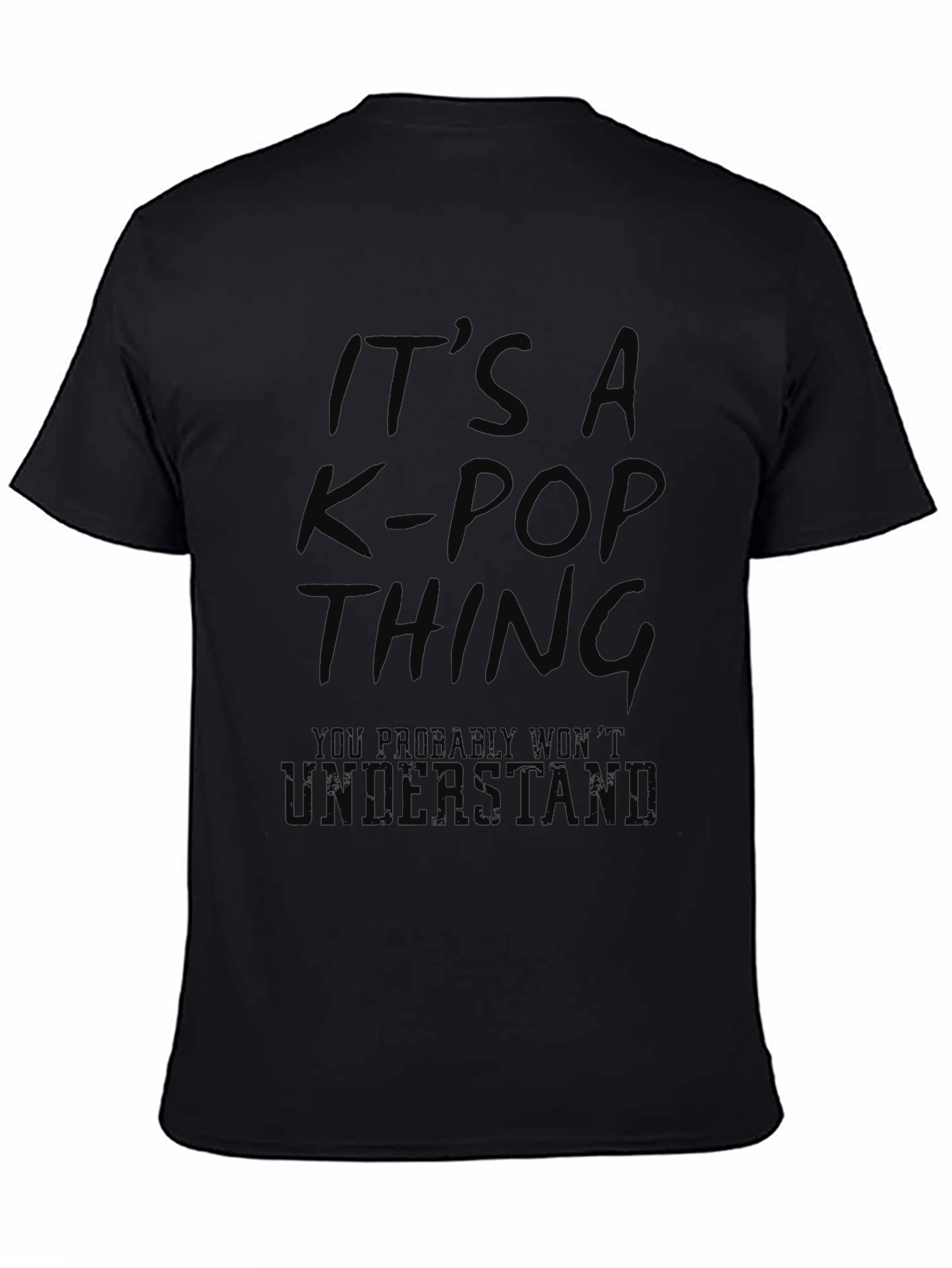K-Pop Thing Graphic Tee - Black