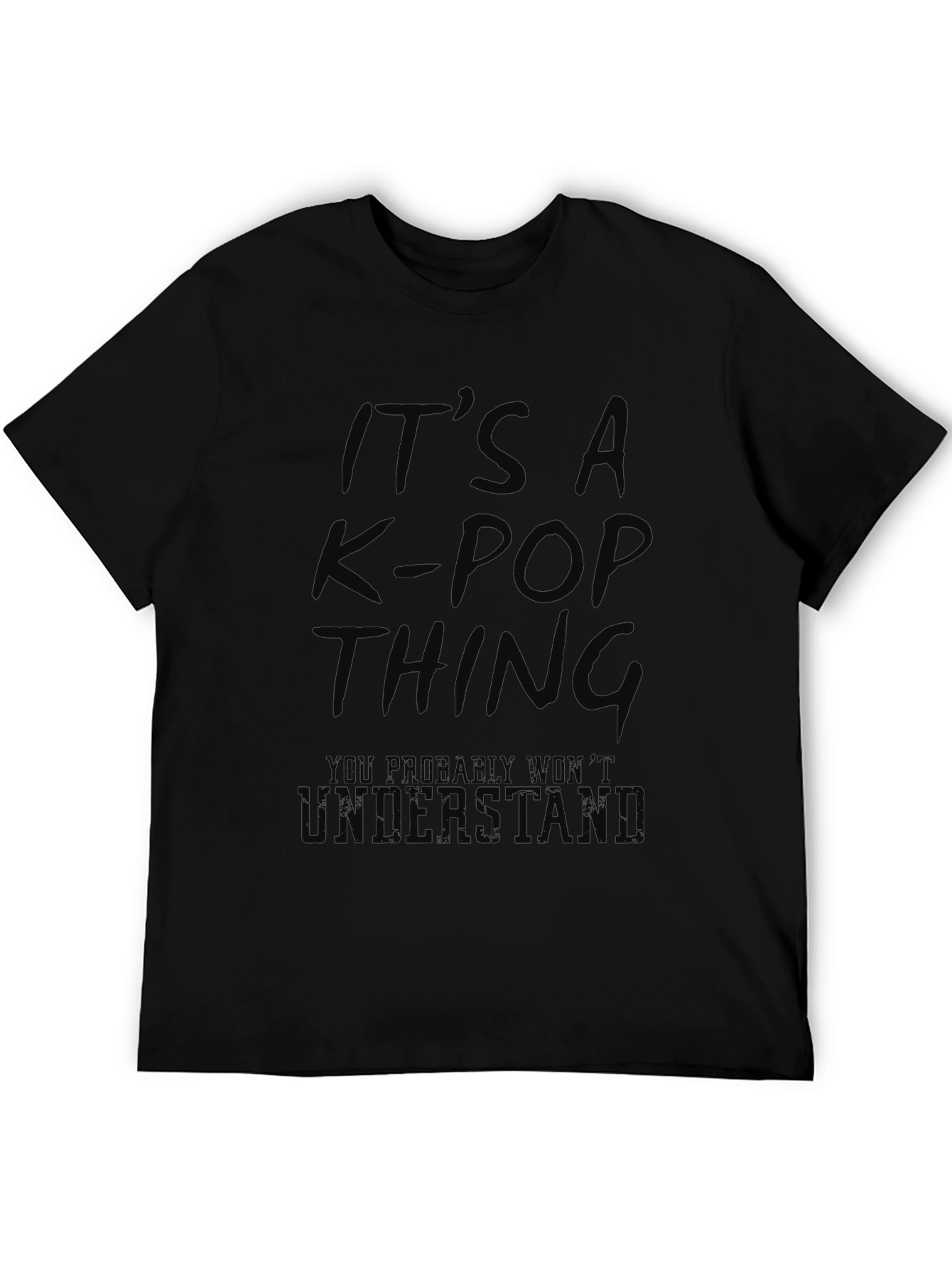 K-Pop Thing Graphic Tee - Black
