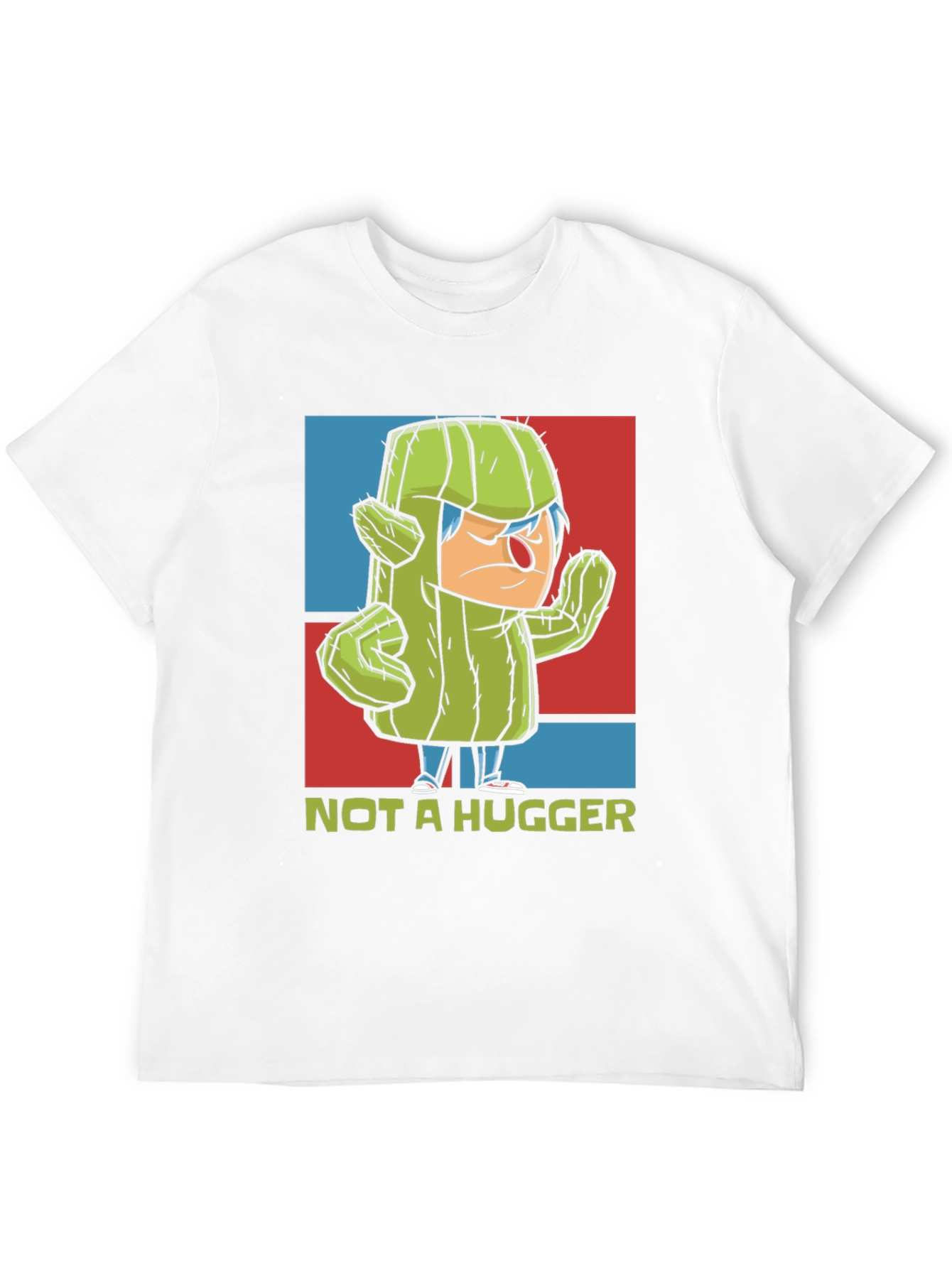 Not a Hugger T-Shirt - Cactus Graphic Tee