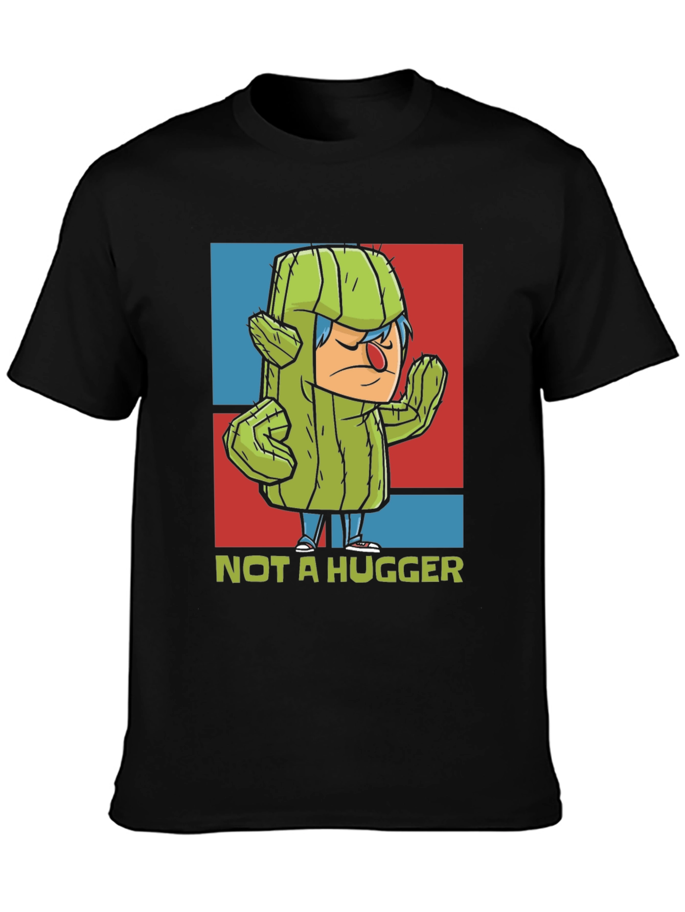 Not a Hugger T-Shirt - Cactus Graphic Tee