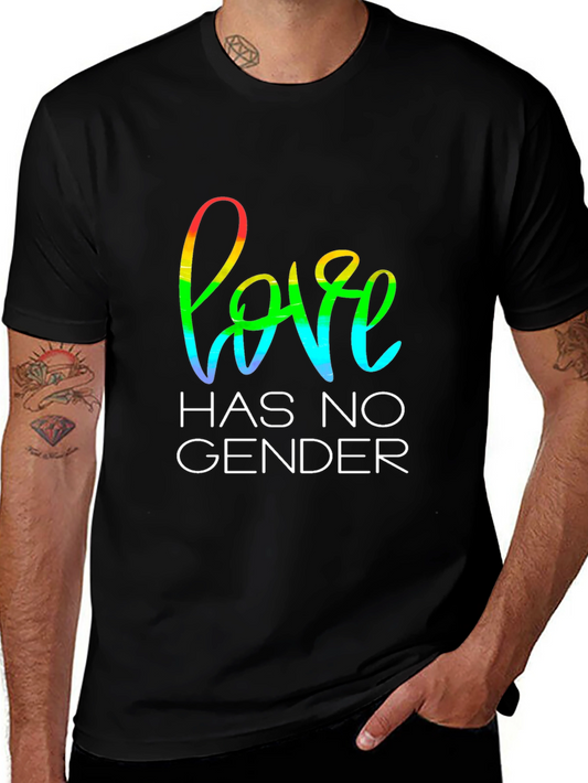 Love Has No Gender Black T-Shirt