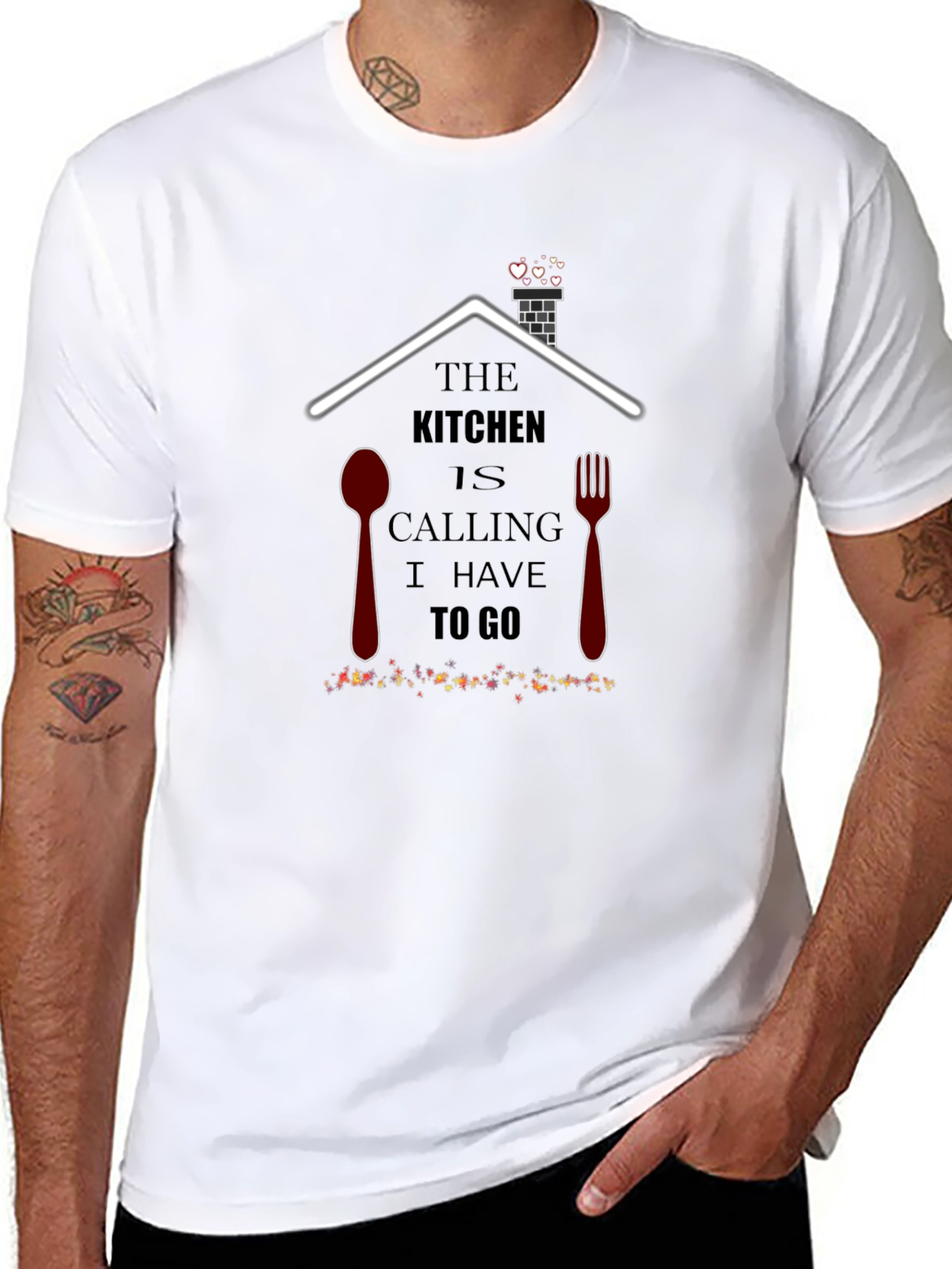 Kitchen Calling T-Shirt - Chef Cook Foodie Tee
