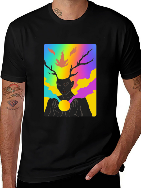 Colorful Psychedelic Deer T-Shirt