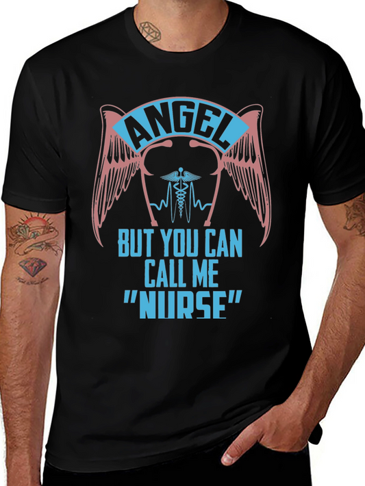 Angel Nurse Graphic T-Shirt - Soft & Stylish!