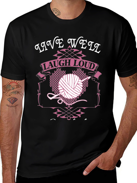 Live Well Laugh Loud Knit T-Shirt