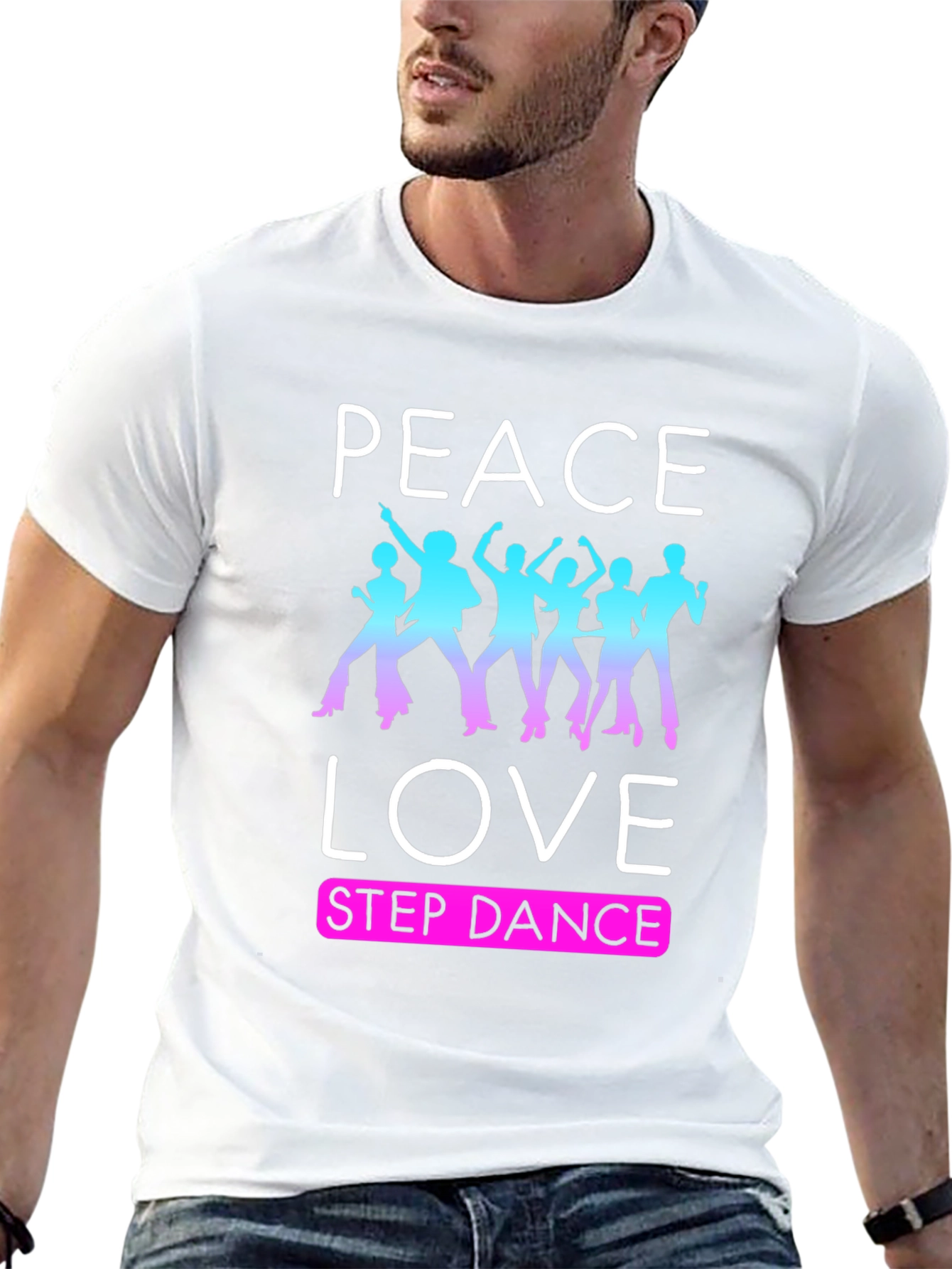 Peace Love Step Dance T-Shirt