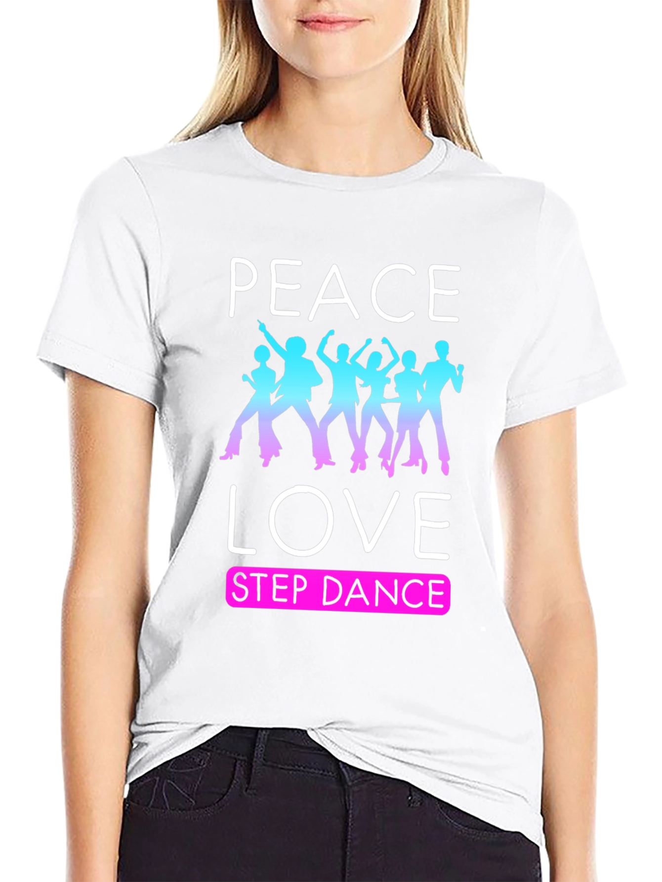 Peace Love Step Dance T-Shirt