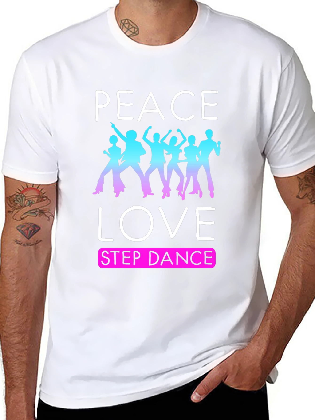 Peace Love Step Dance T-Shirt