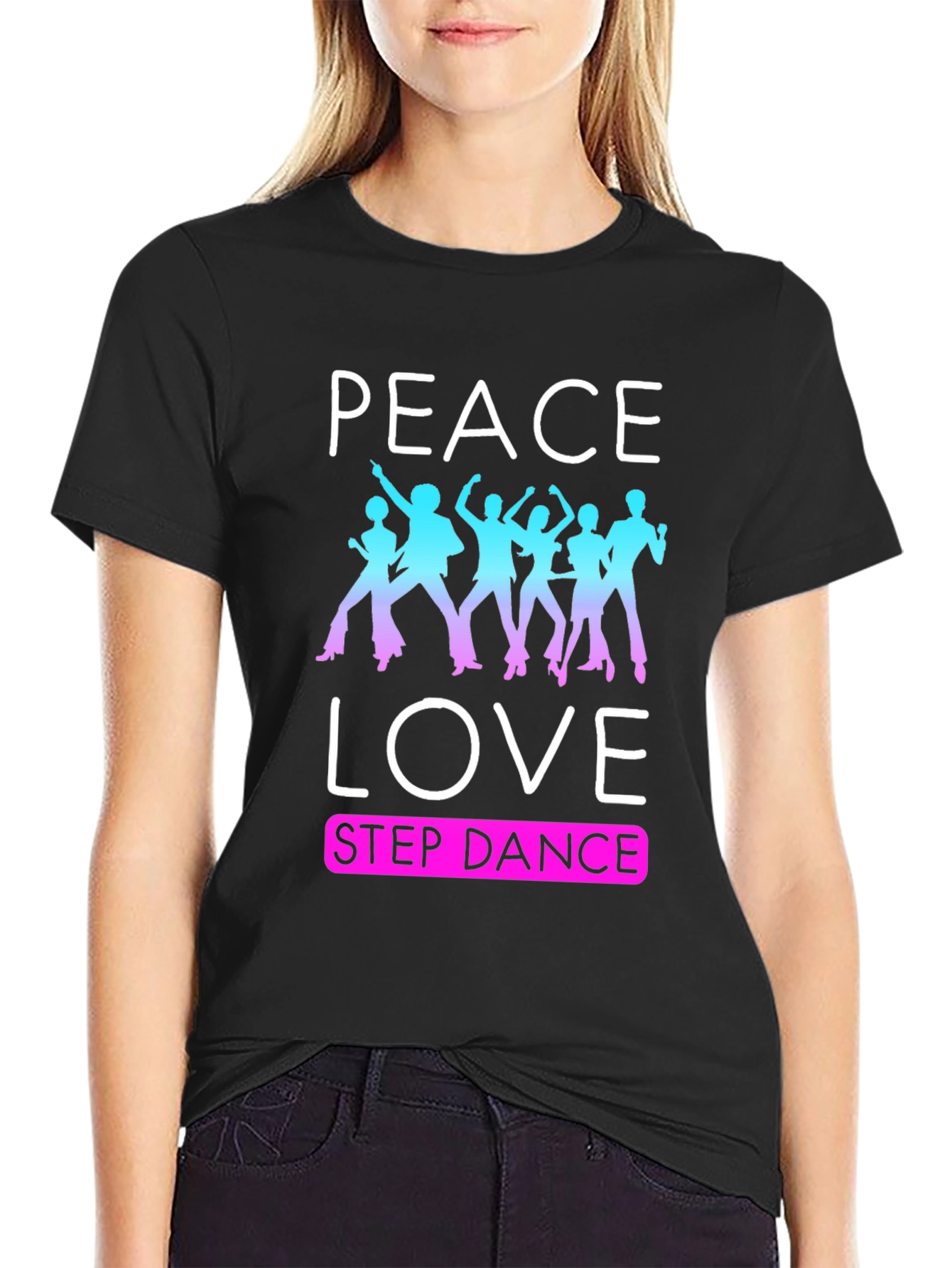 Peace Love Step Dance T-Shirt