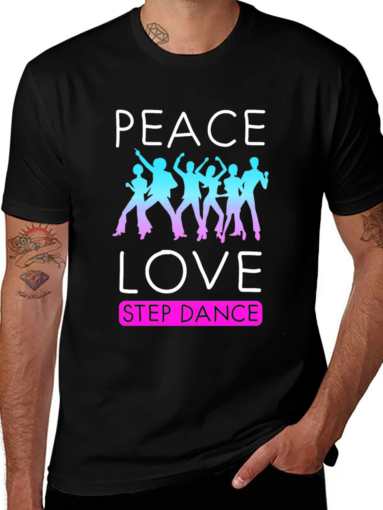 Peace Love Step Dance T-Shirt