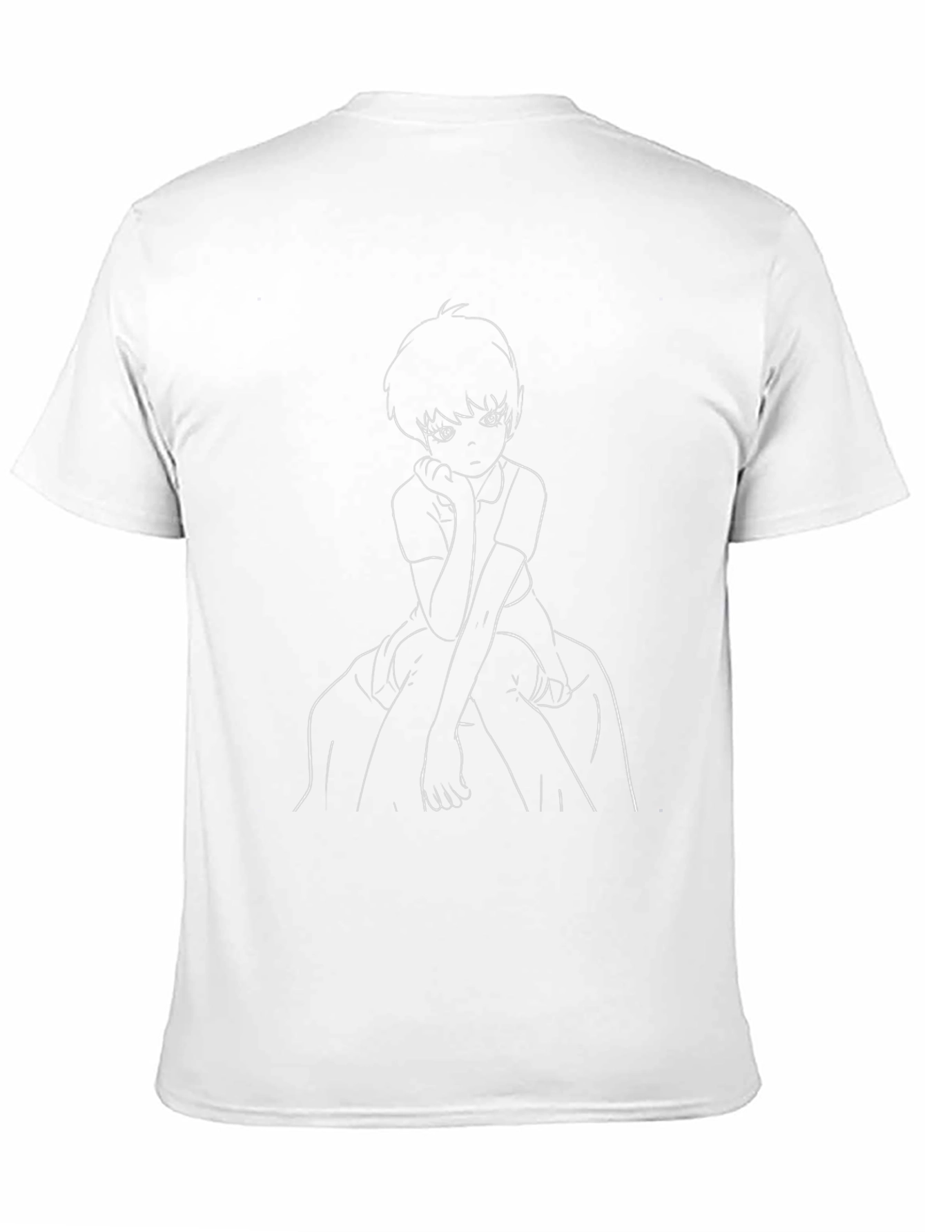 Anime Graphic Tee - Stylish Black Casual T-Shirt