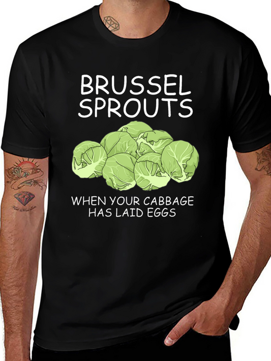 Brussels Sprouts Funny Graphic T-Shirt