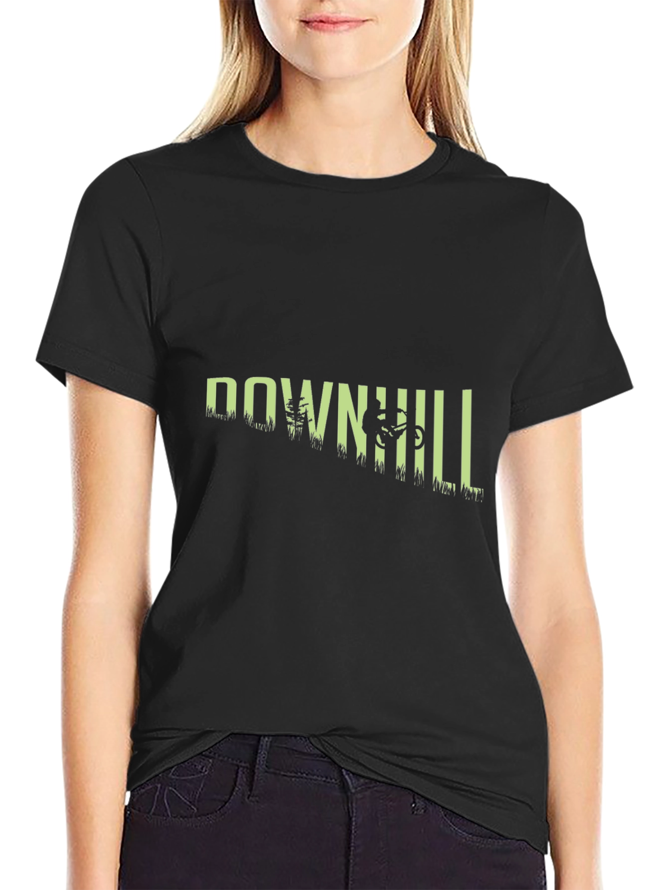 Downhill Mountain Biker Graphic Tee