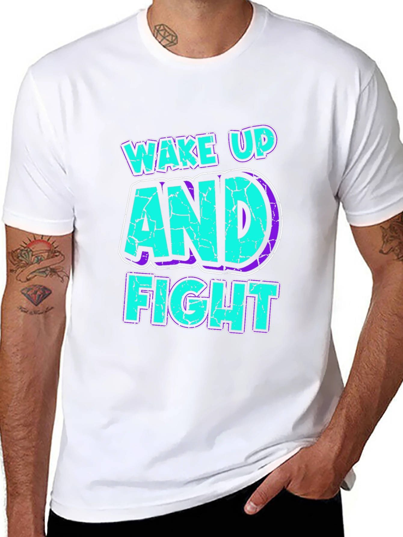 Wake Up and Fight Graphic Tee