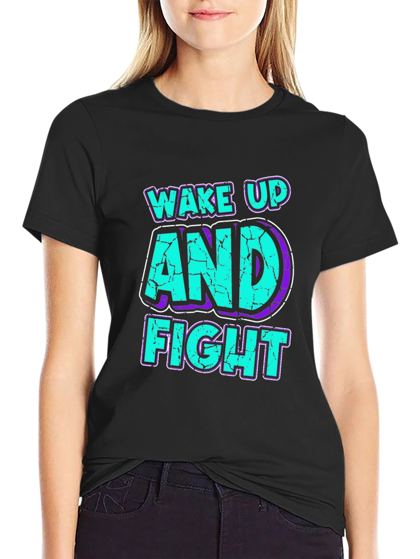 Wake Up and Fight Graphic Tee