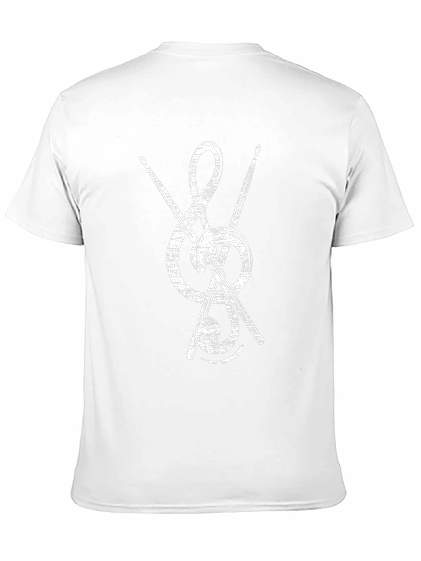 Music Treble Clef Drummer T-Shirt