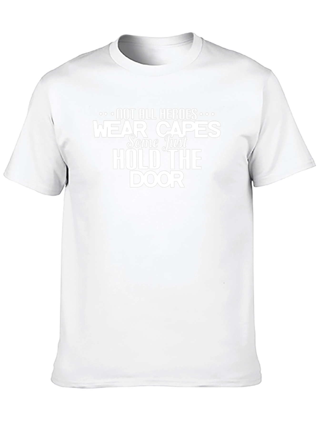 Not All Heroes T-Shirt - Black Graphic Tee