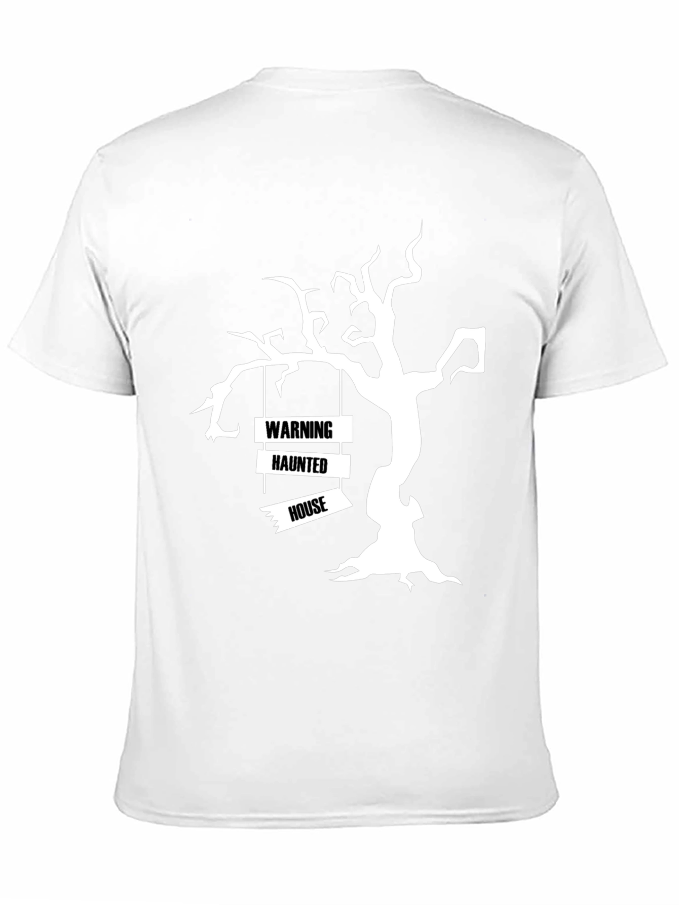 Spooky Haunted House Tree Halloween T-Shirt