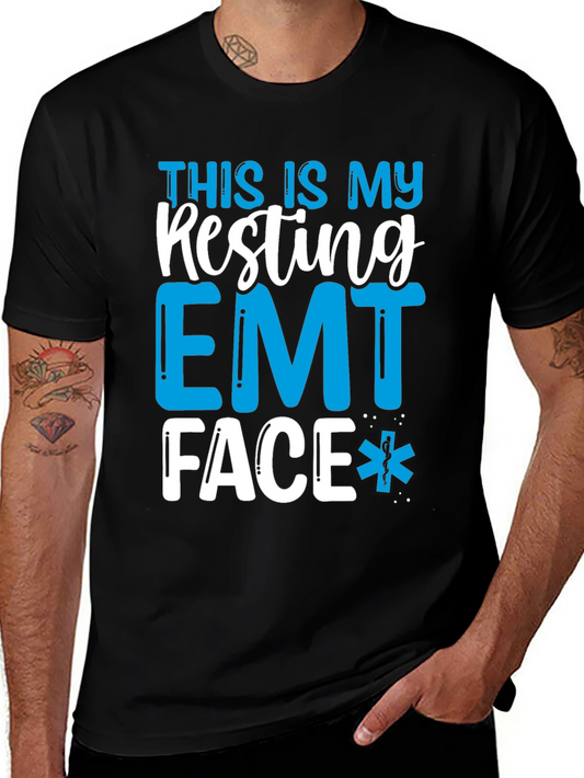 EMT Resting Face Graphic Tee