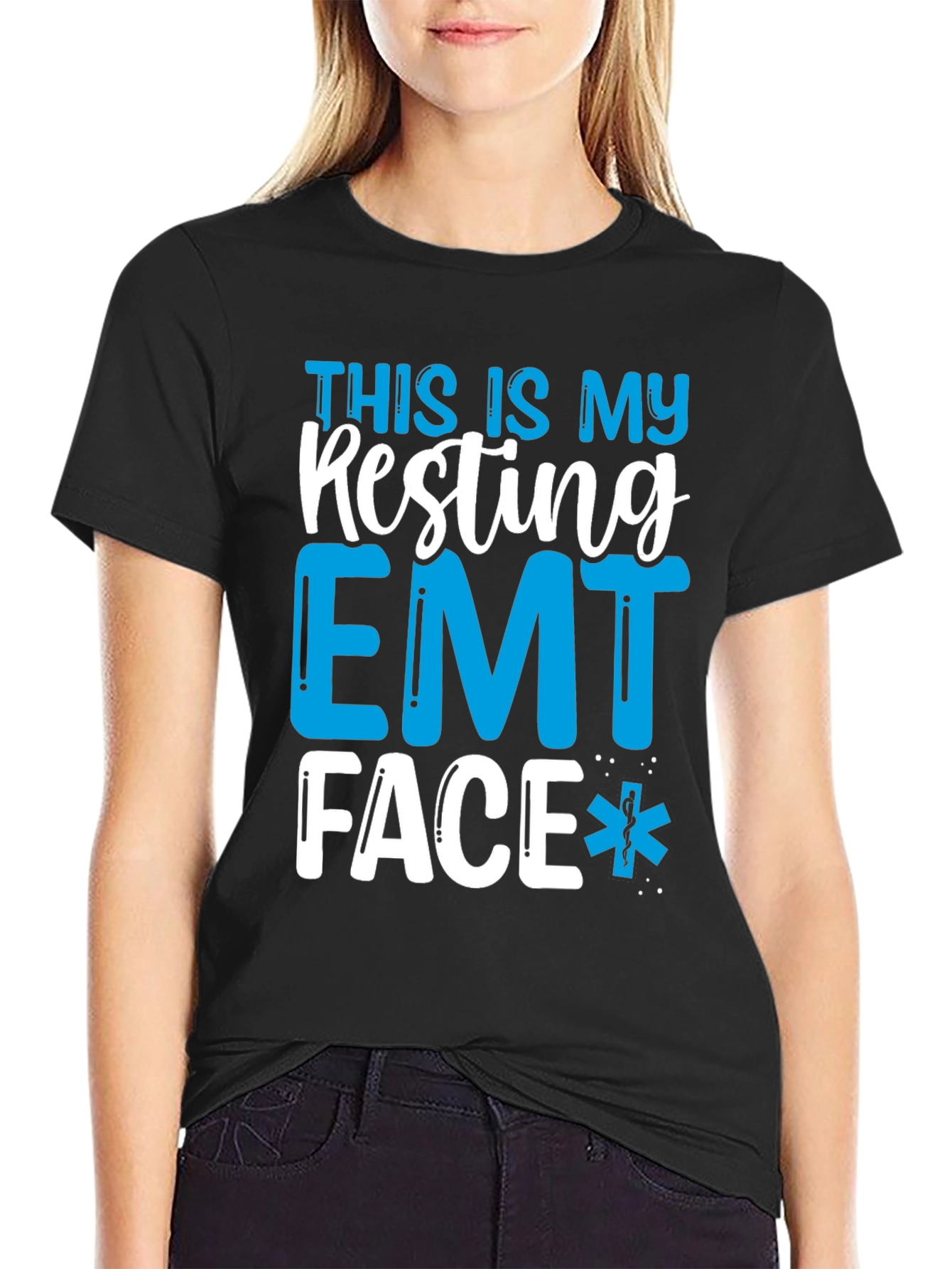 EMT Resting Face Graphic Tee