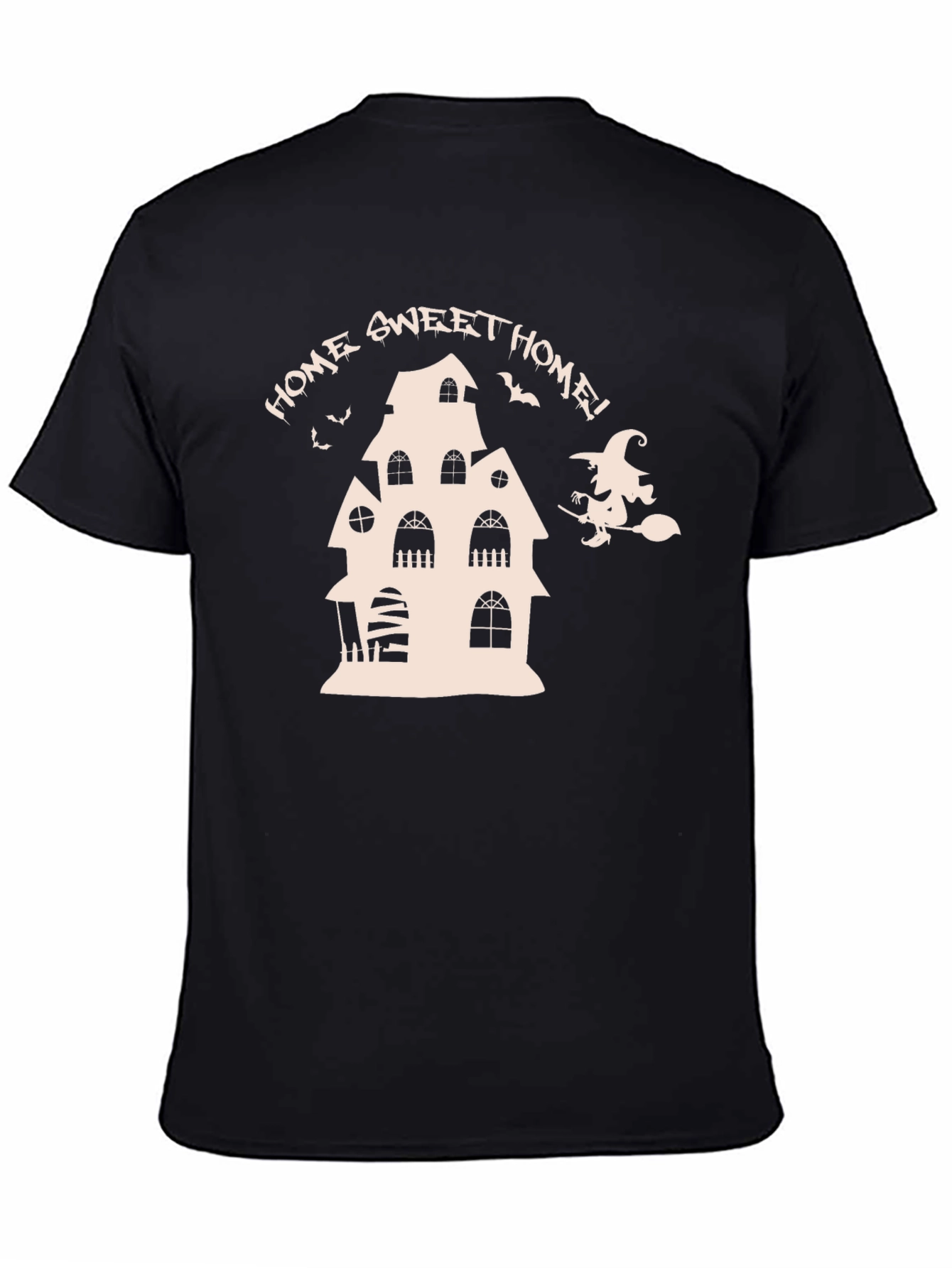 Halloween Home Sweet Home Black T-Shirt