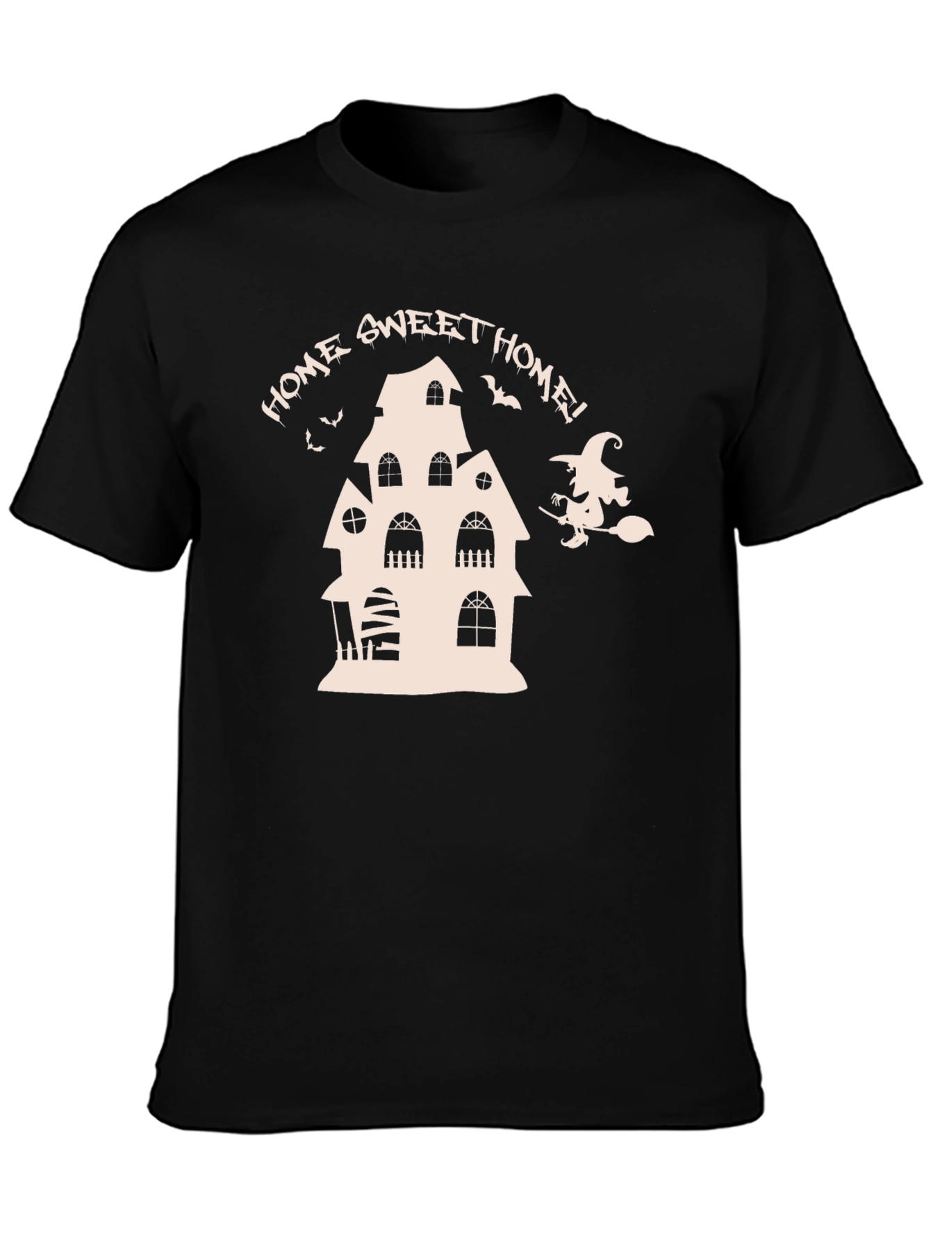 Halloween Home Sweet Home Black T-Shirt