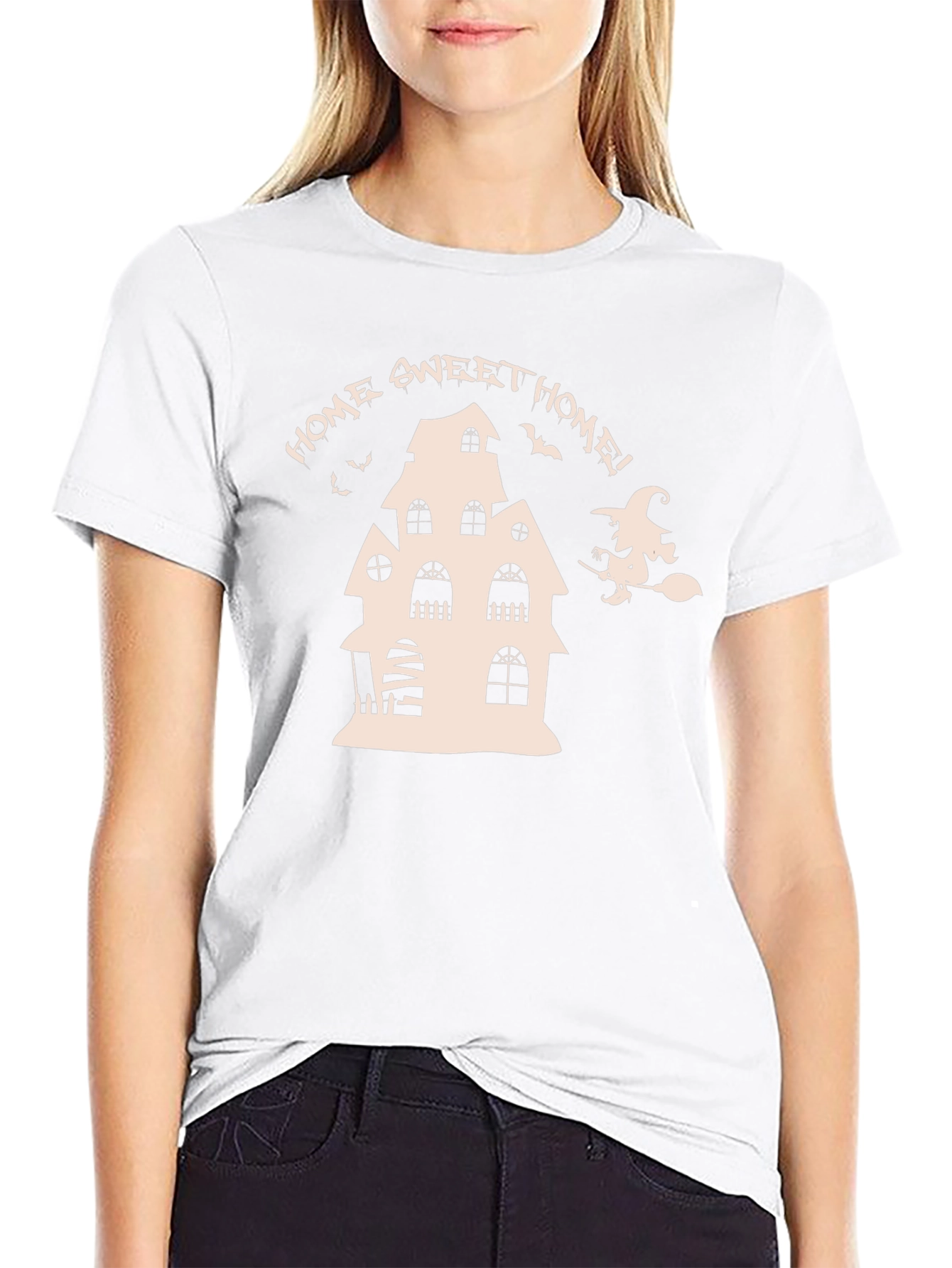 Halloween Home Sweet Home Black T-Shirt