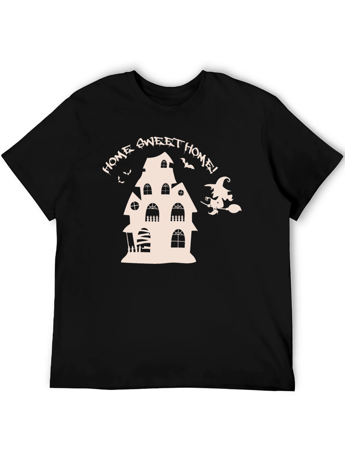 Halloween Home Sweet Home Black T-Shirt