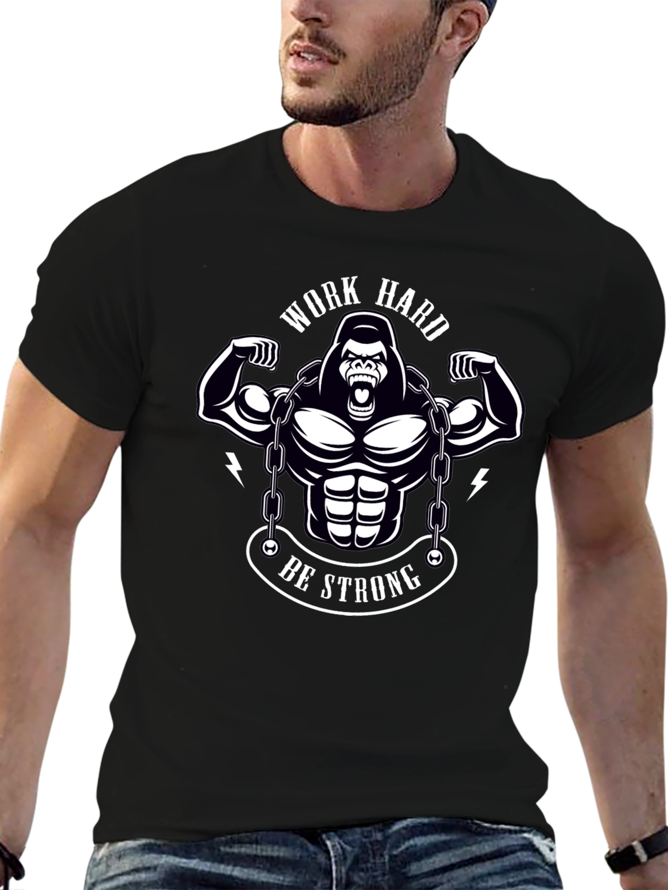 Work Hard Be Strong Graphic Tee