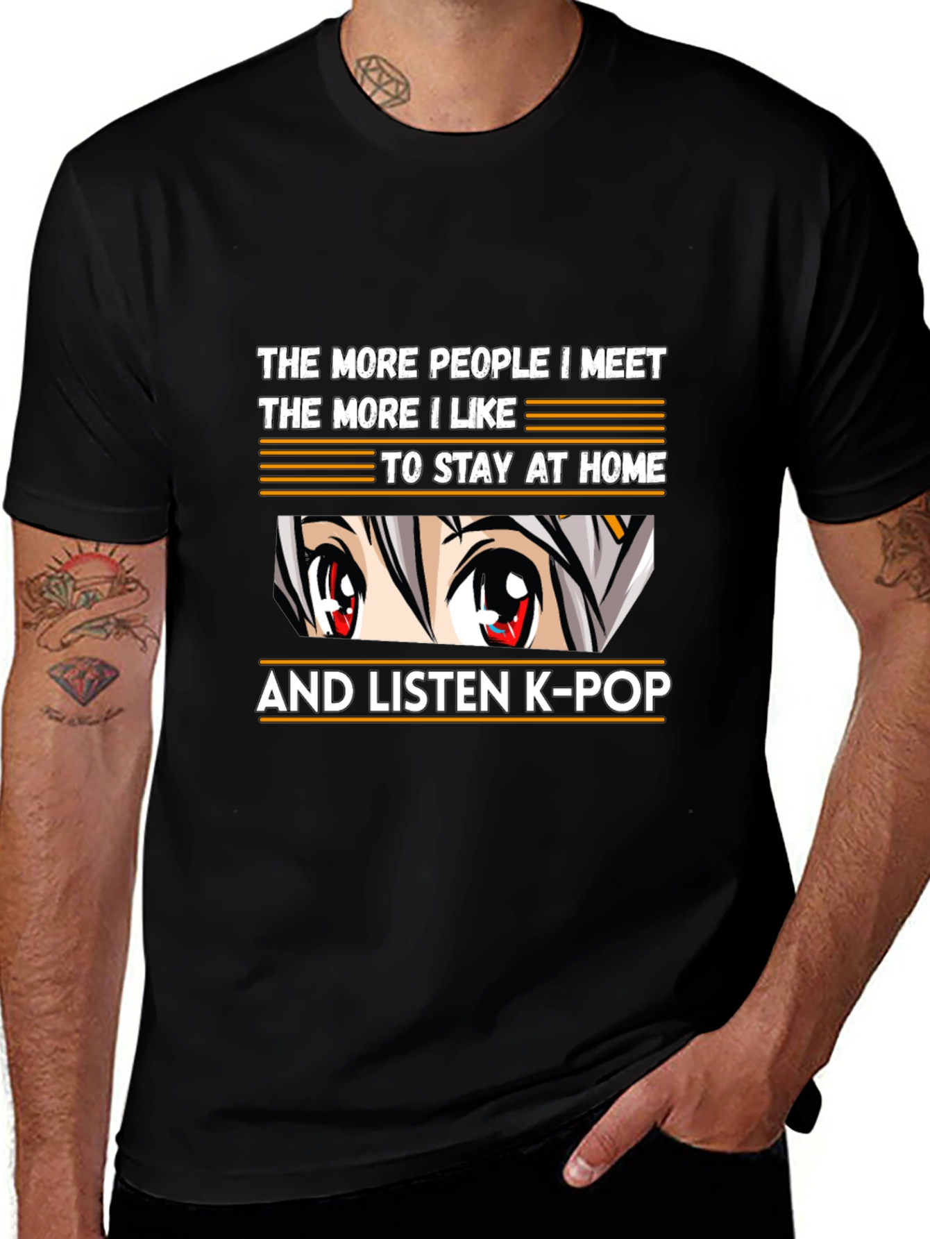 Anime K-Pop Fan T-Shirt: Homebody Apparel
