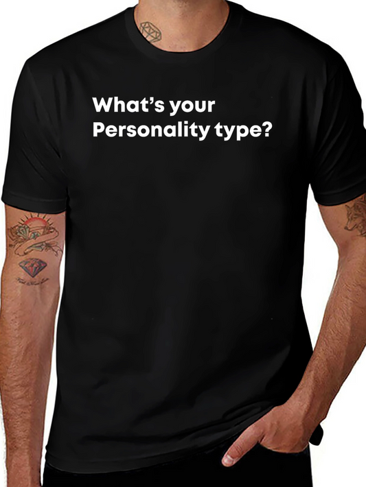 Personality Type Black T-Shirt