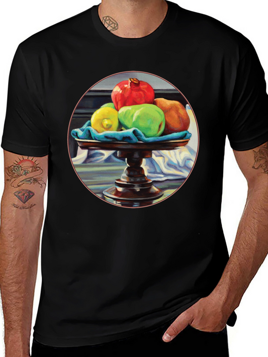 Still Life Fruit T-Shirt - Artistic Graphic Tee