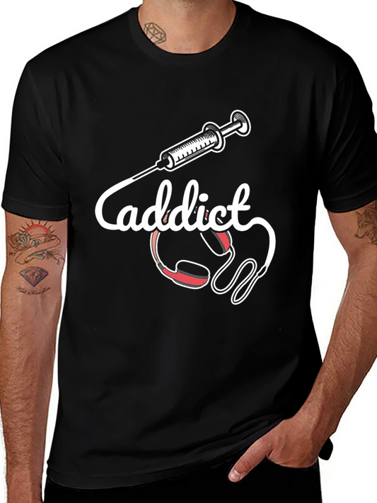 Addict T-Shirt - Music Lover Tee