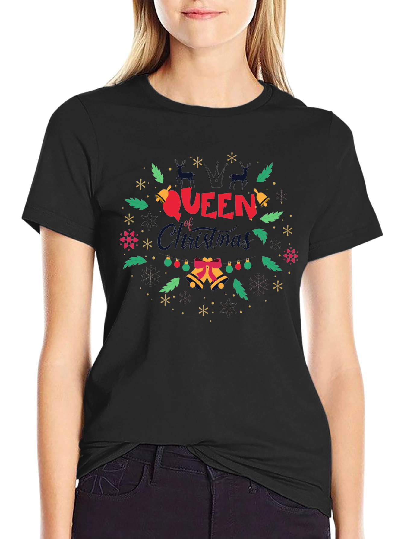 Queen of Christmas Graphic T-Shirt