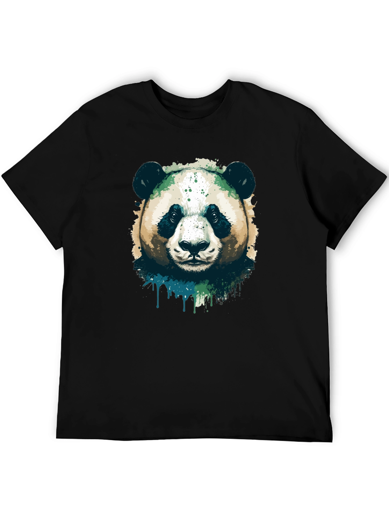 Panda Graphic Black T-Shirt