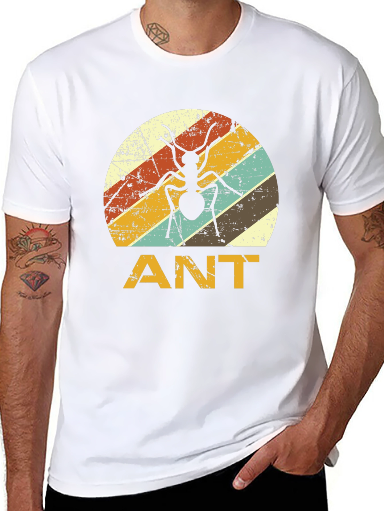 Retro Ant Graphic T-Shirt