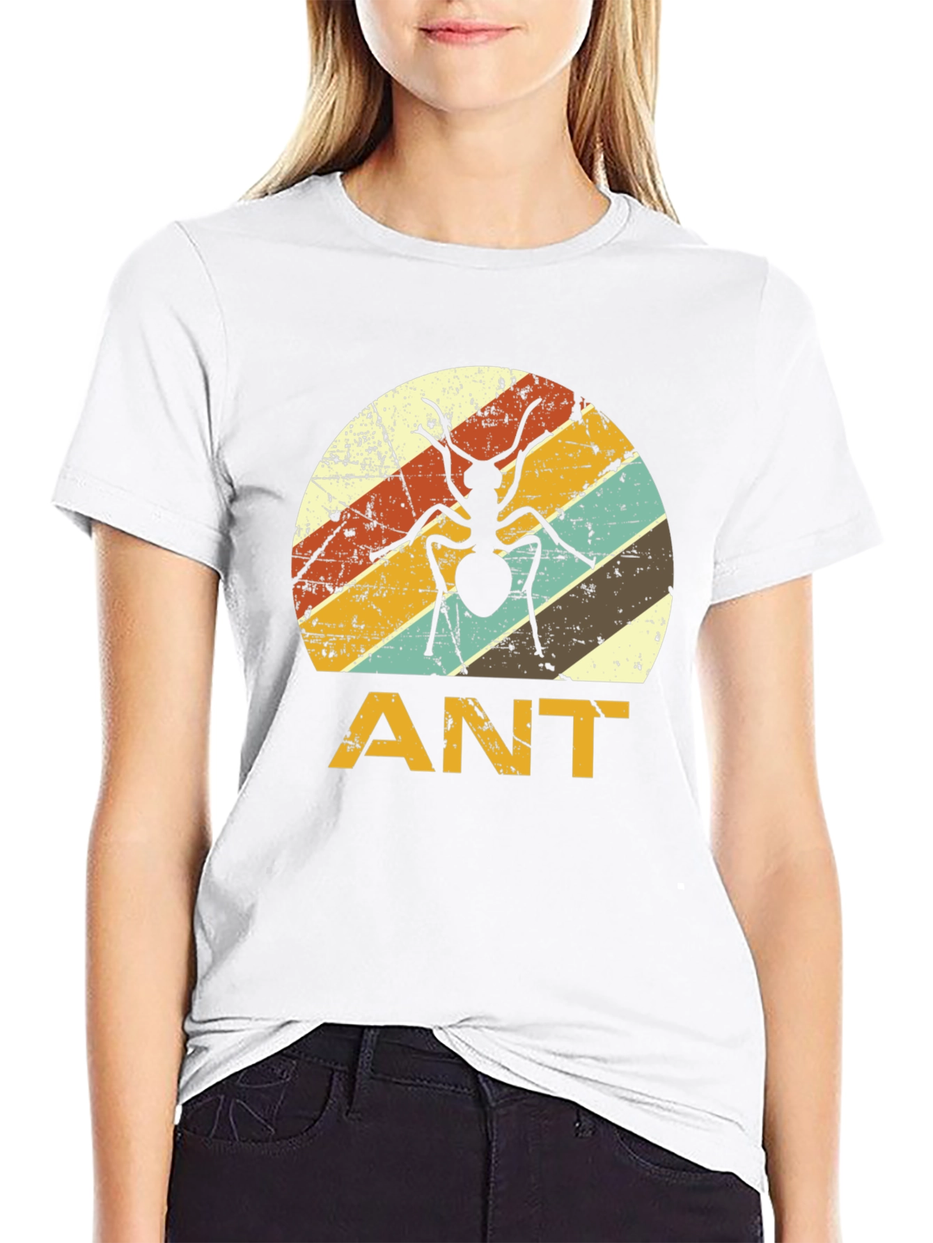 Retro Ant Graphic T-Shirt