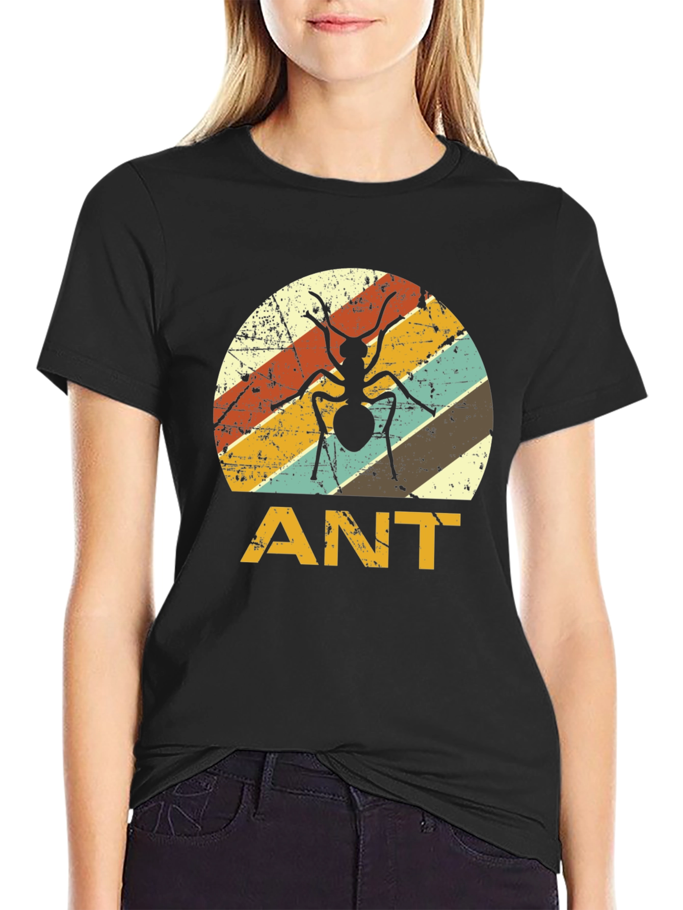 Retro Ant Graphic T-Shirt
