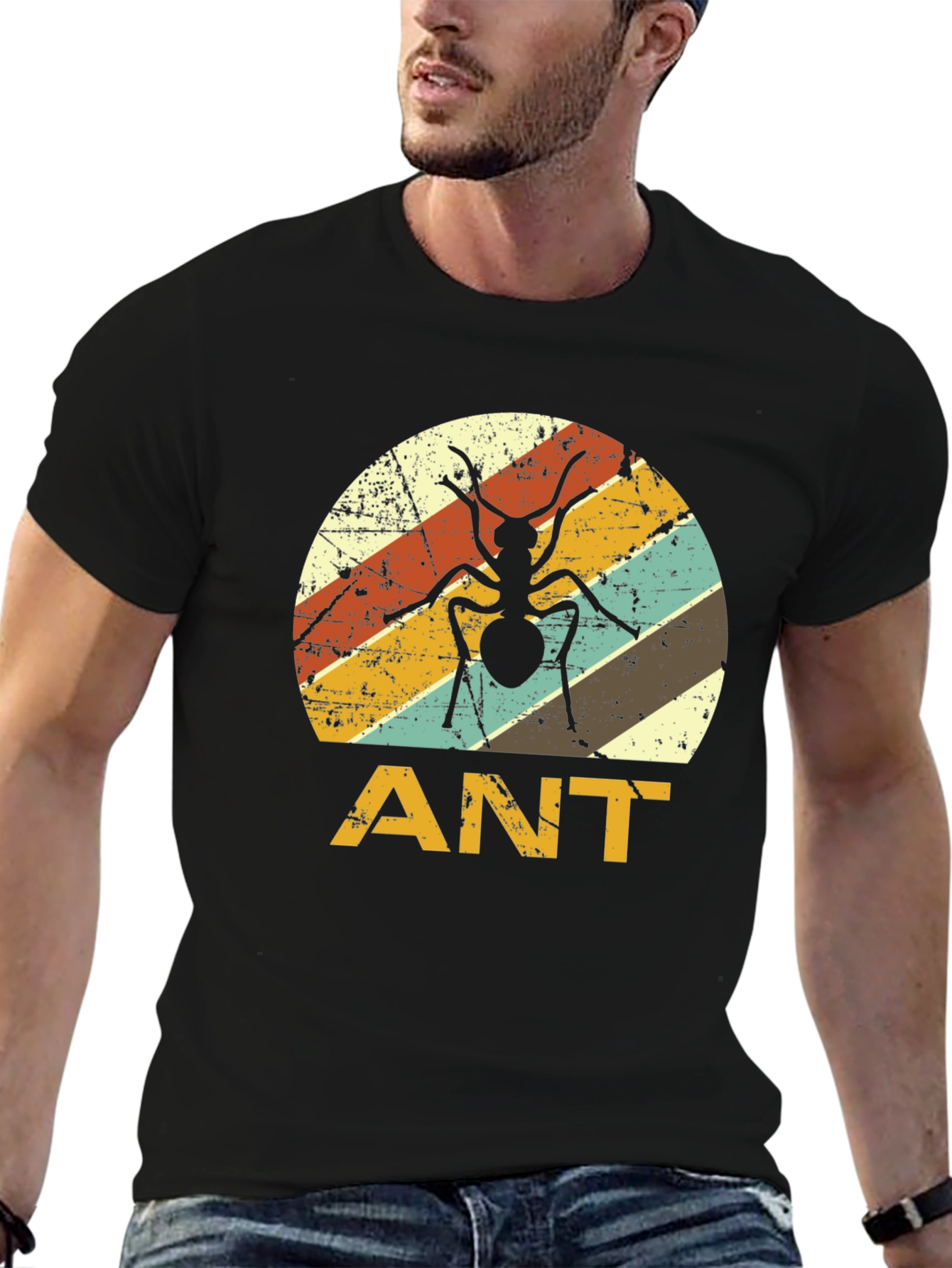 Retro Ant Graphic T-Shirt