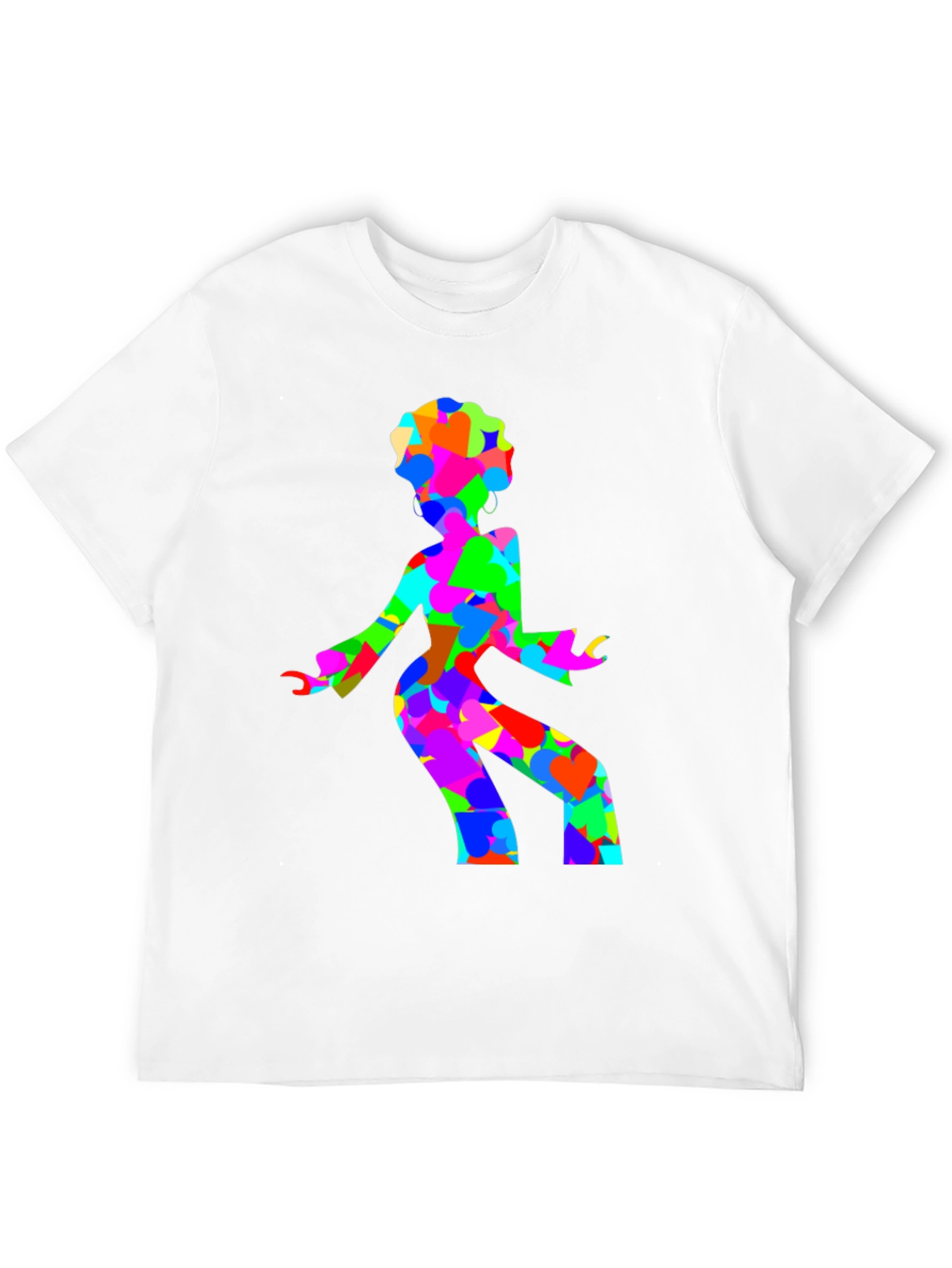 Retro Disco Dancer Black T-Shirt