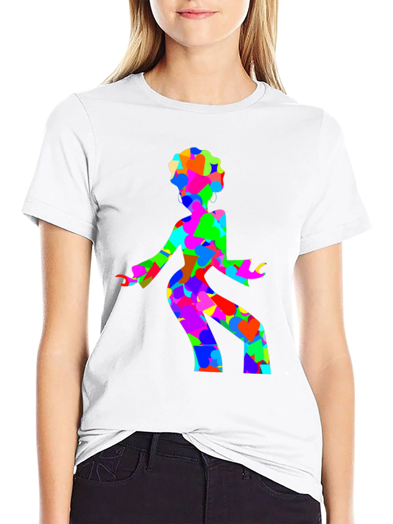 Retro Disco Dancer Black T-Shirt