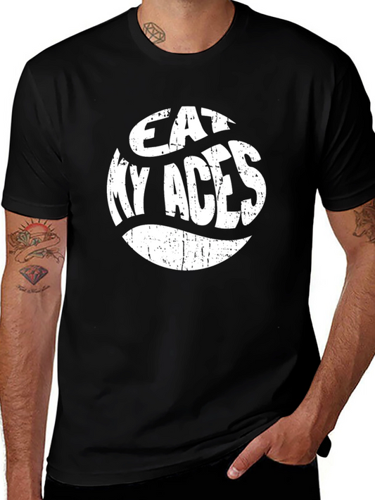 Eat My Aces Graphic Tee - Black