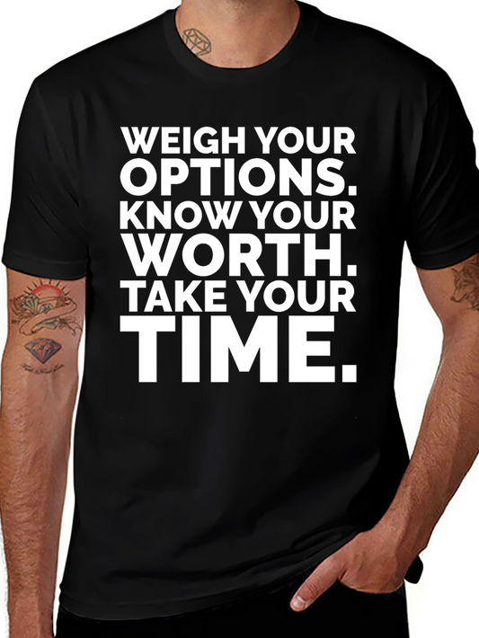 Motivational Quote Graphic T-Shirt
