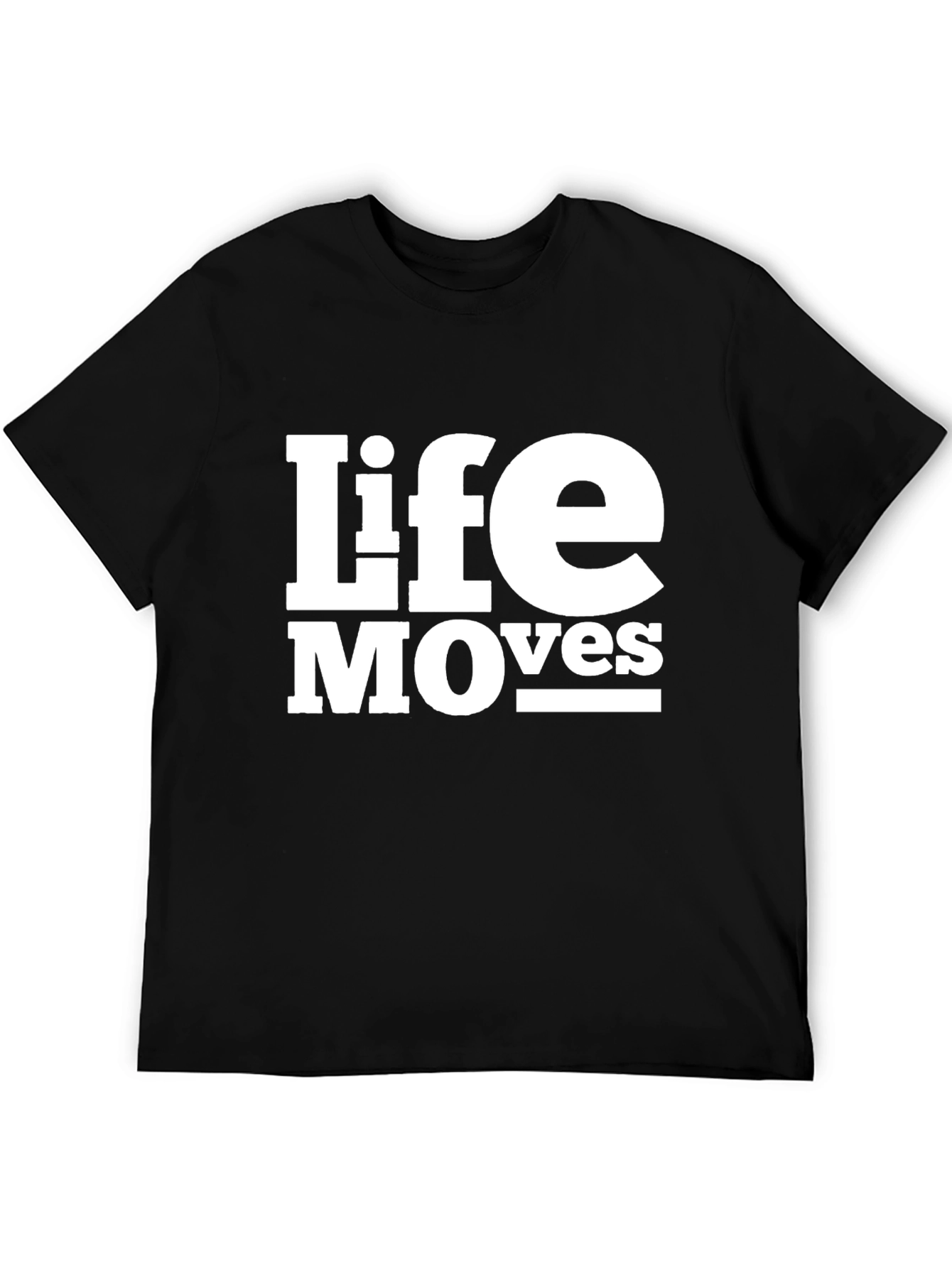 Life Moves Graphic Tee - Black