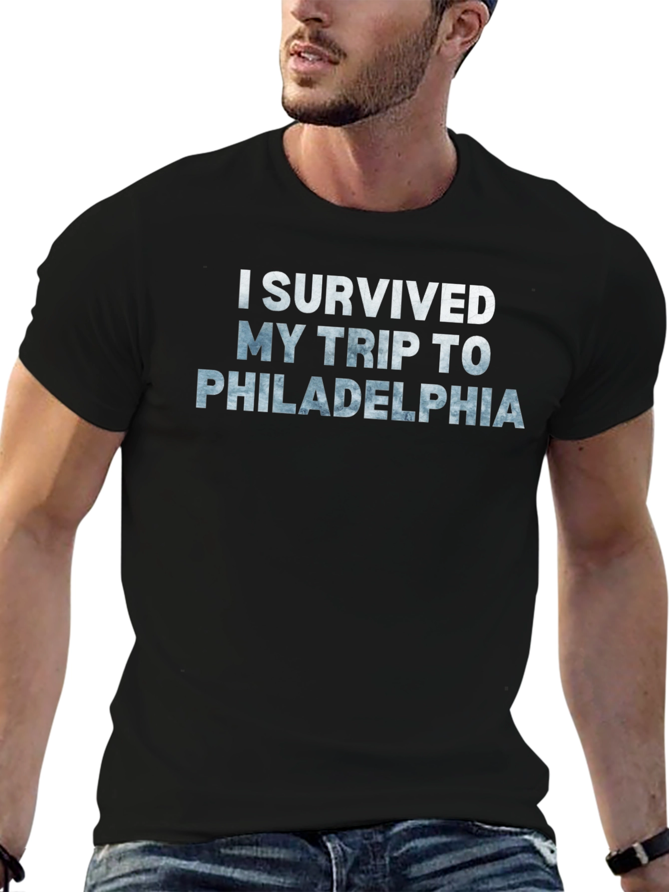 I Survived My Trip to Philadelphia Graphic T-Shirt