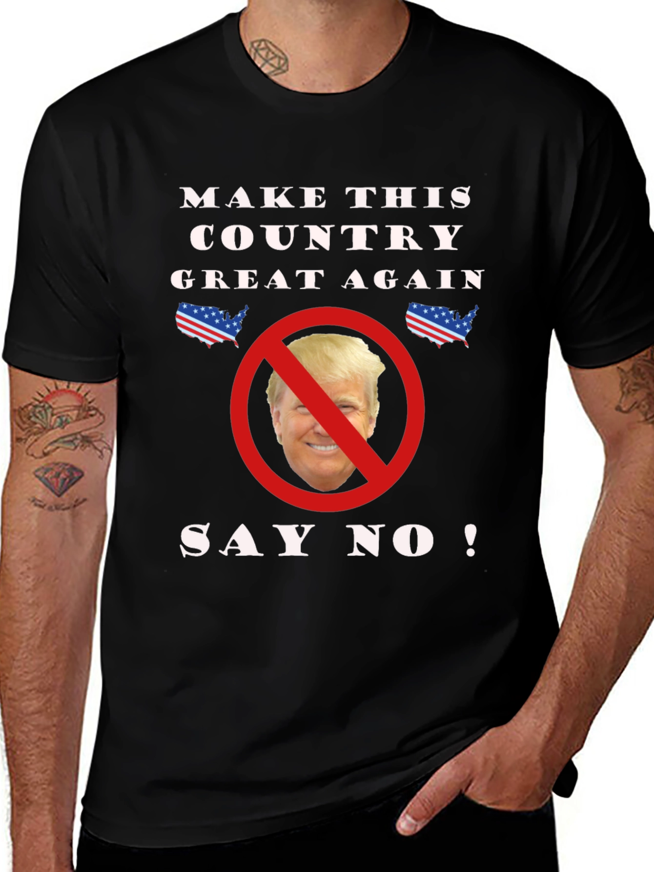 Anti-Trump T-Shirt - Say No!