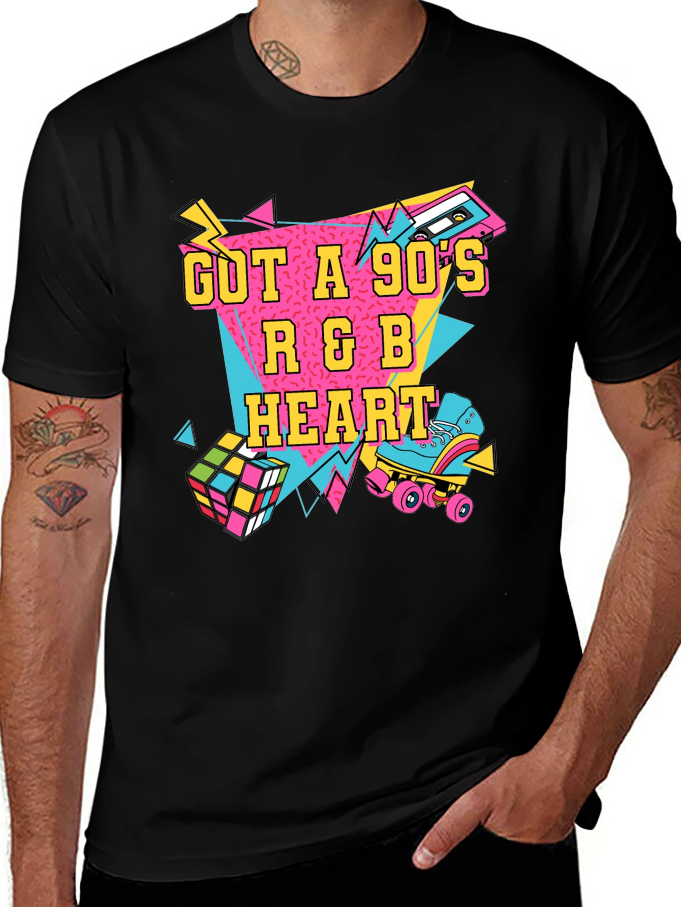 90s R&B Heart Graphic Tee